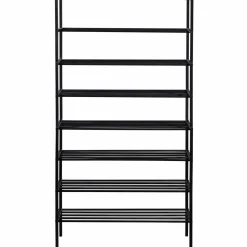 Online WOOOD Ferro schoenenrek stapel van 4 metaal zwart