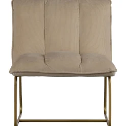 Online WOOOD Fie fauteuil ribstof zand