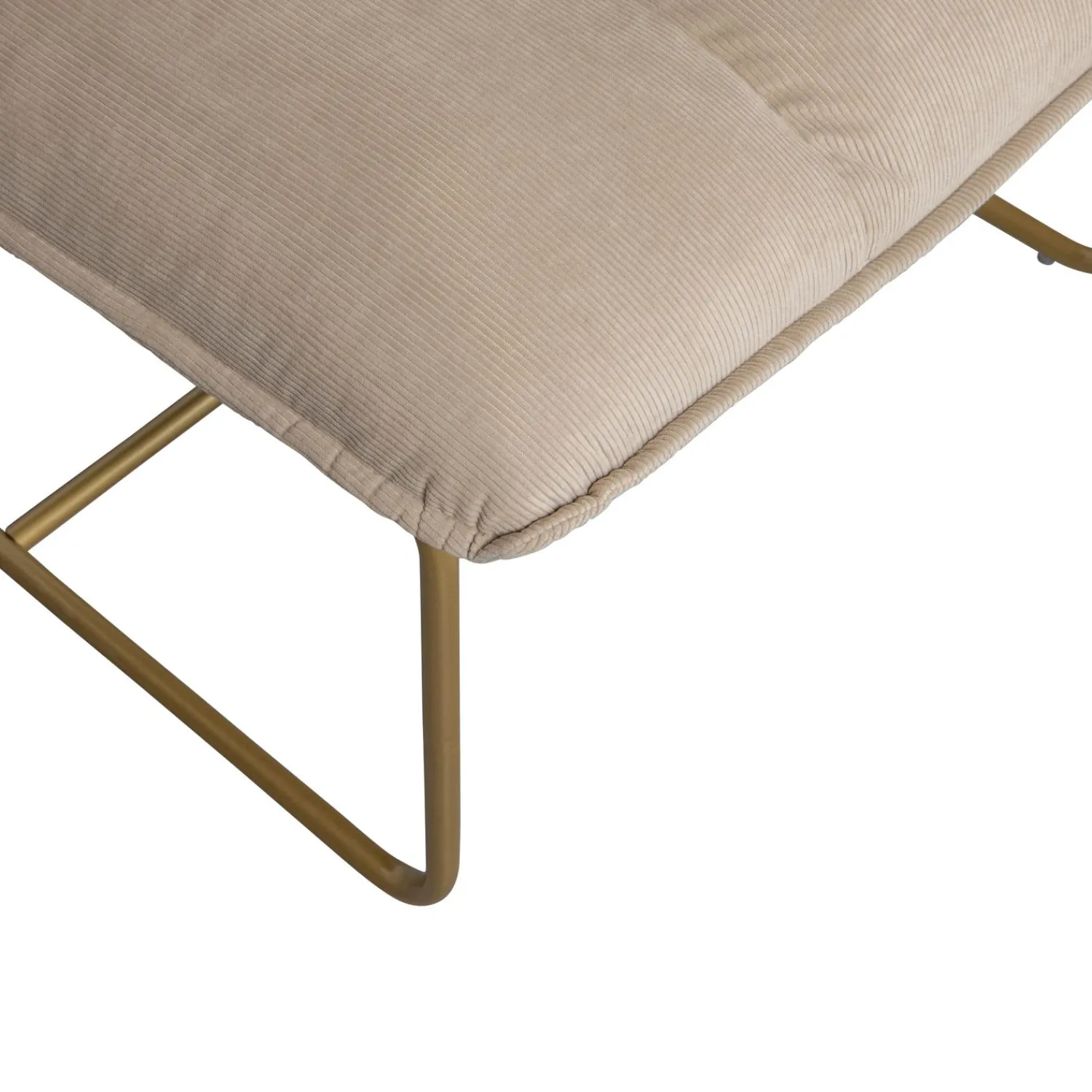 Online WOOOD Fie fauteuil ribstof zand