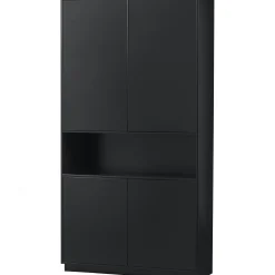 WOOOD Finca opbergkast 110 cm grenen Diepzwart