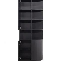 Sale WOOOD Finca opbergkast rond rechts 78 cm grenen diepzwart