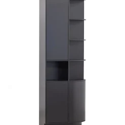 Sale WOOOD Finca opbergkast rond rechts 78 cm grenen diepzwart