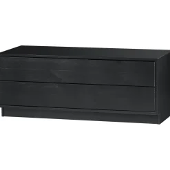 Discount WOOOD Finca tv meubel 100 cm grenen diepzwart