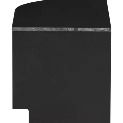 Sale WOOOD Finca tv meubel rond links 78 cm grenen diepzwart