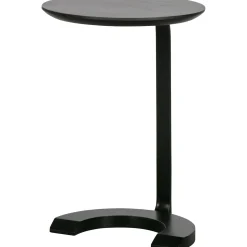 Hot WOOOD Floor bijzettafel hout/metaal zwart