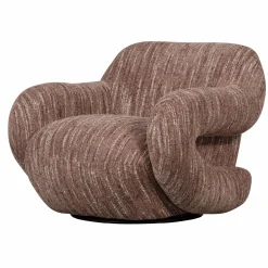 Discount WOOOD Folke fauteuil chenille oudroze melange Oud roze melange