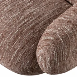 Discount WOOOD Folke fauteuil chenille oudroze melange Oud roze melange