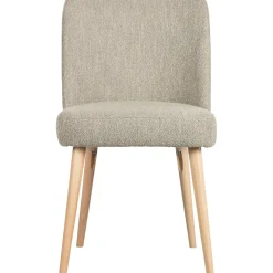 Clearance WOOOD Force eetkamerstoel bouclé Naturel
