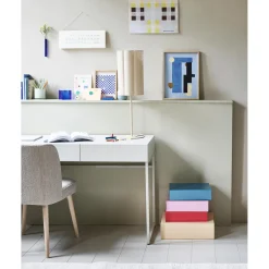 Hot WOOOD Force eetkamerstoel bouclé Grijs