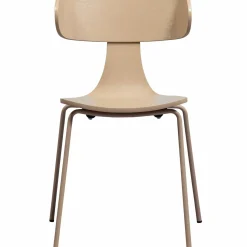 Outlet WOOOD Form houten stoel met metalen poot Zand