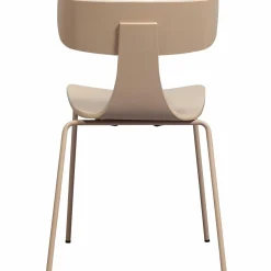 Outlet WOOOD Form houten stoel met metalen poot Zand