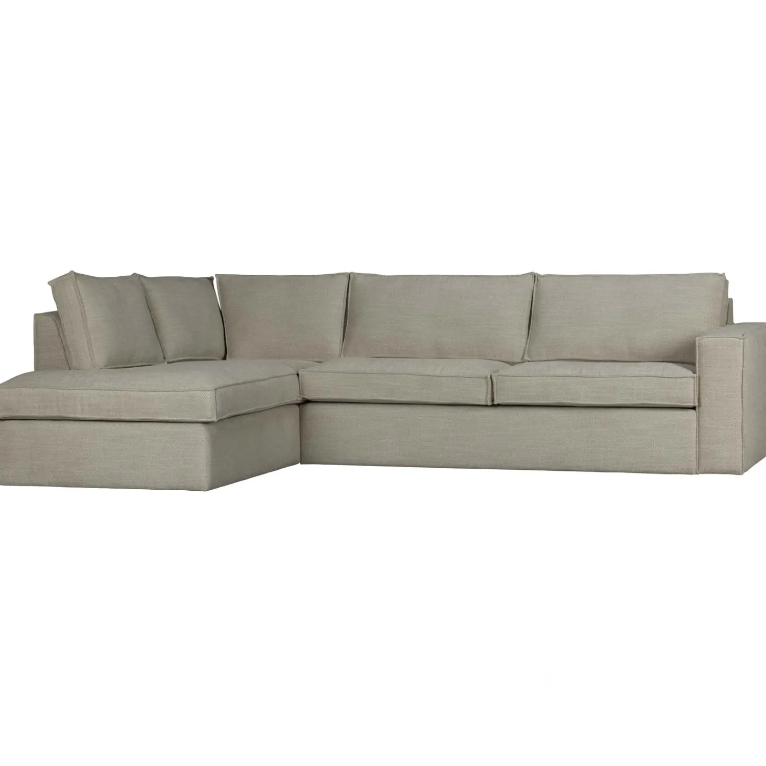 Outlet WOOOD Freddie hoekbank links Naturel