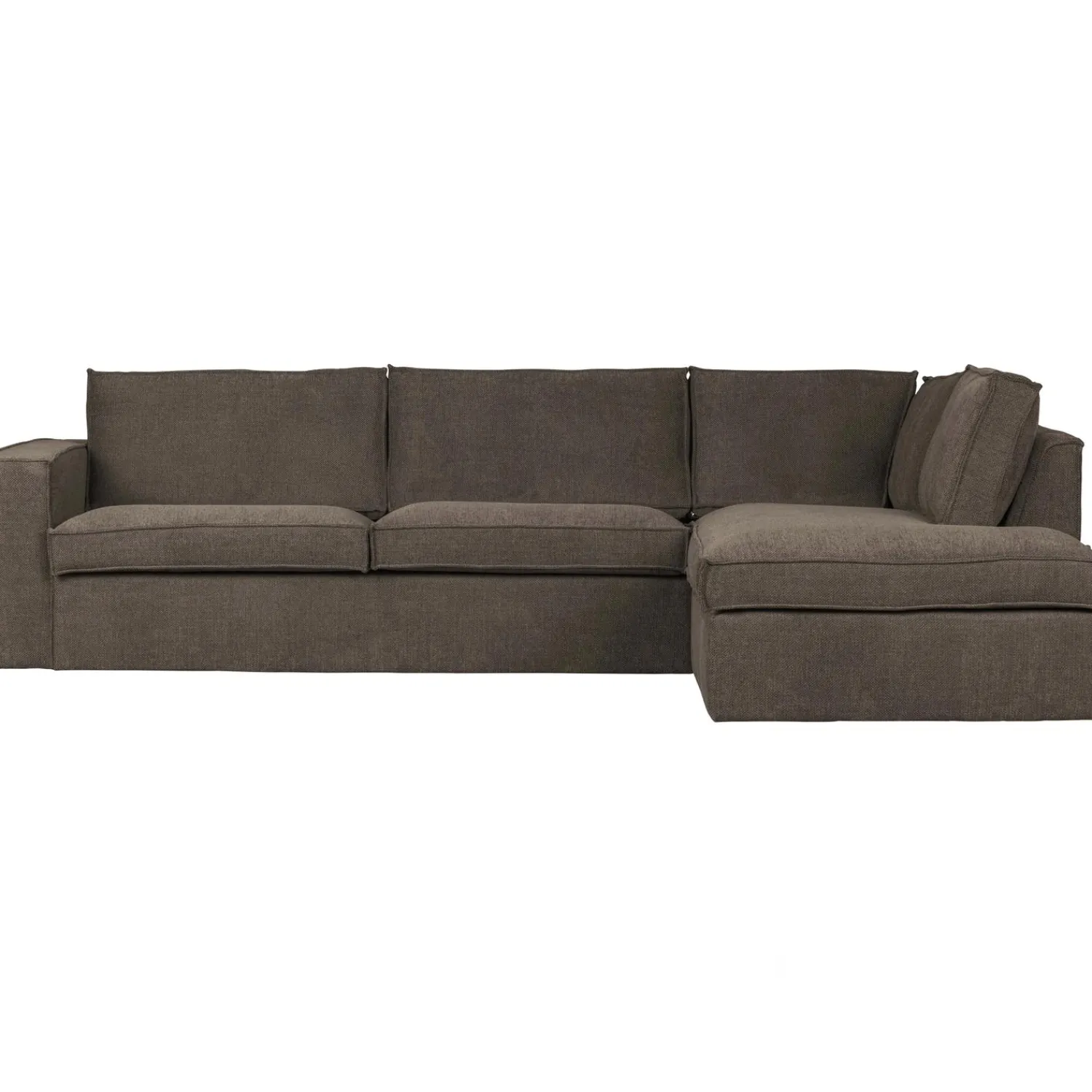 Discount WOOOD Freddie hoekbank rechts Bruin