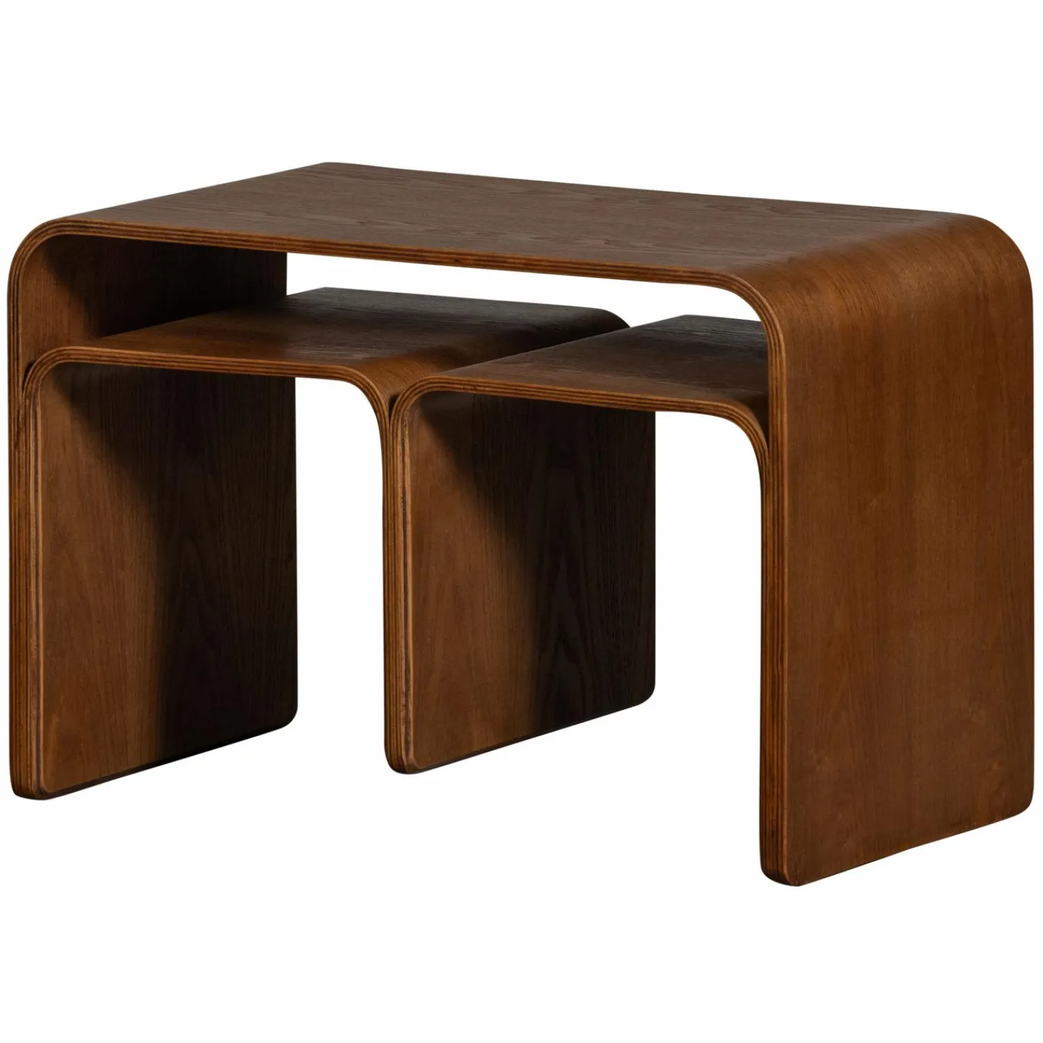 Hot WOOOD Frey multifunctionele bijzettafel walnoot