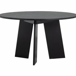 Best WOOOD Fries eettafel ø129 cm eiken blacknight