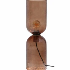 Outlet WOOOD Gigi tafellamp gehamerd glas 51 x Ø 15 cm