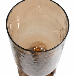 Outlet WOOOD Gigi tafellamp gehamerd glas 51 x Ø 15 cm