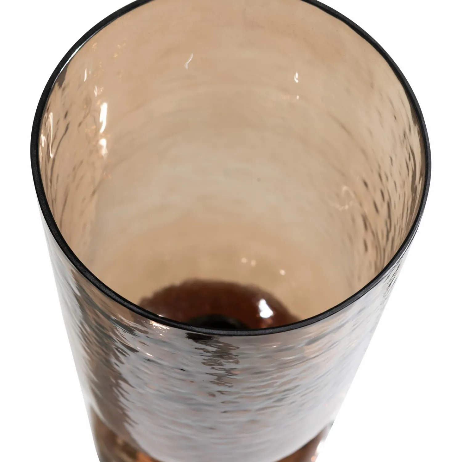 Outlet WOOOD Gigi tafellamp gehamerd glas 51 x Ø 15 cm