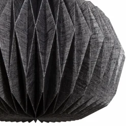 Outlet WOOOD Globe hanglamp papier naturel/zwart