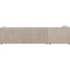 New WOOOD Grid hoekbank links geweven stof Zand