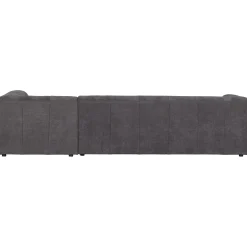 Sale WOOOD Grid hoekbank rechts geweven stof Donkergrijs