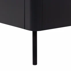 Discount WOOOD Gunnar tv meubel 154 cm grenen Matzwart