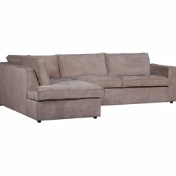 New WOOOD Hajo hoekbank links chenille Taupe