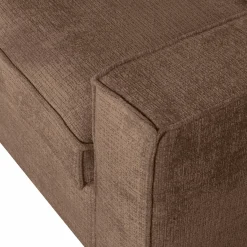 Clearance WOOOD Hajo hoekbank links chenille Mud