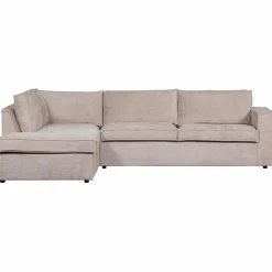 Outlet WOOOD Hajo hoekbank links chenille Zand