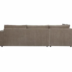 New WOOOD Hajo hoekbank links ribstof Taupe