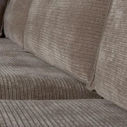 New WOOOD Hajo hoekbank links ribstof Taupe