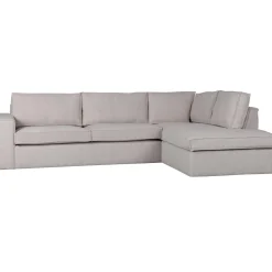 Best WOOOD Hajo hoekbank rechts bouclé naturel