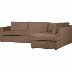 WOOOD Hajo hoekbank rechts chenille Mud