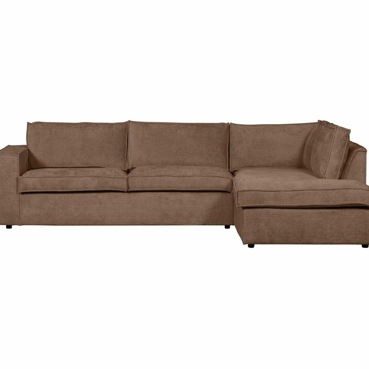 WOOOD Hajo hoekbank rechts chenille Mud