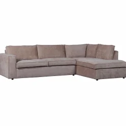 New WOOOD Hajo hoekbank rechts chenille Taupe