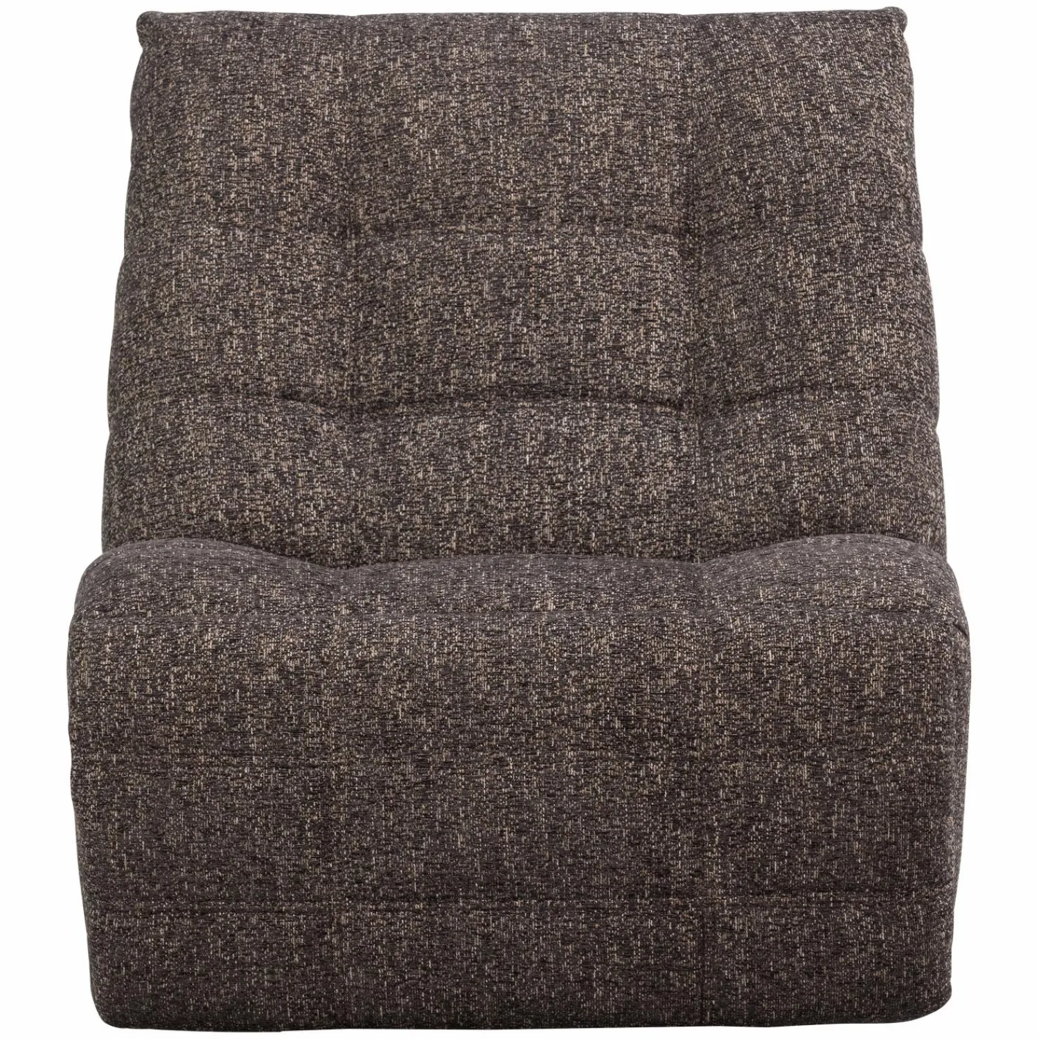 Online WOOOD Hein relaxfauteuil elektrisch antraciet/bruin melange Antraciet melange