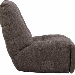 Online WOOOD Hein relaxfauteuil elektrisch antraciet/bruin melange Antraciet melange