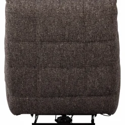 Online WOOOD Hein relaxfauteuil elektrisch antraciet/bruin melange Antraciet melange