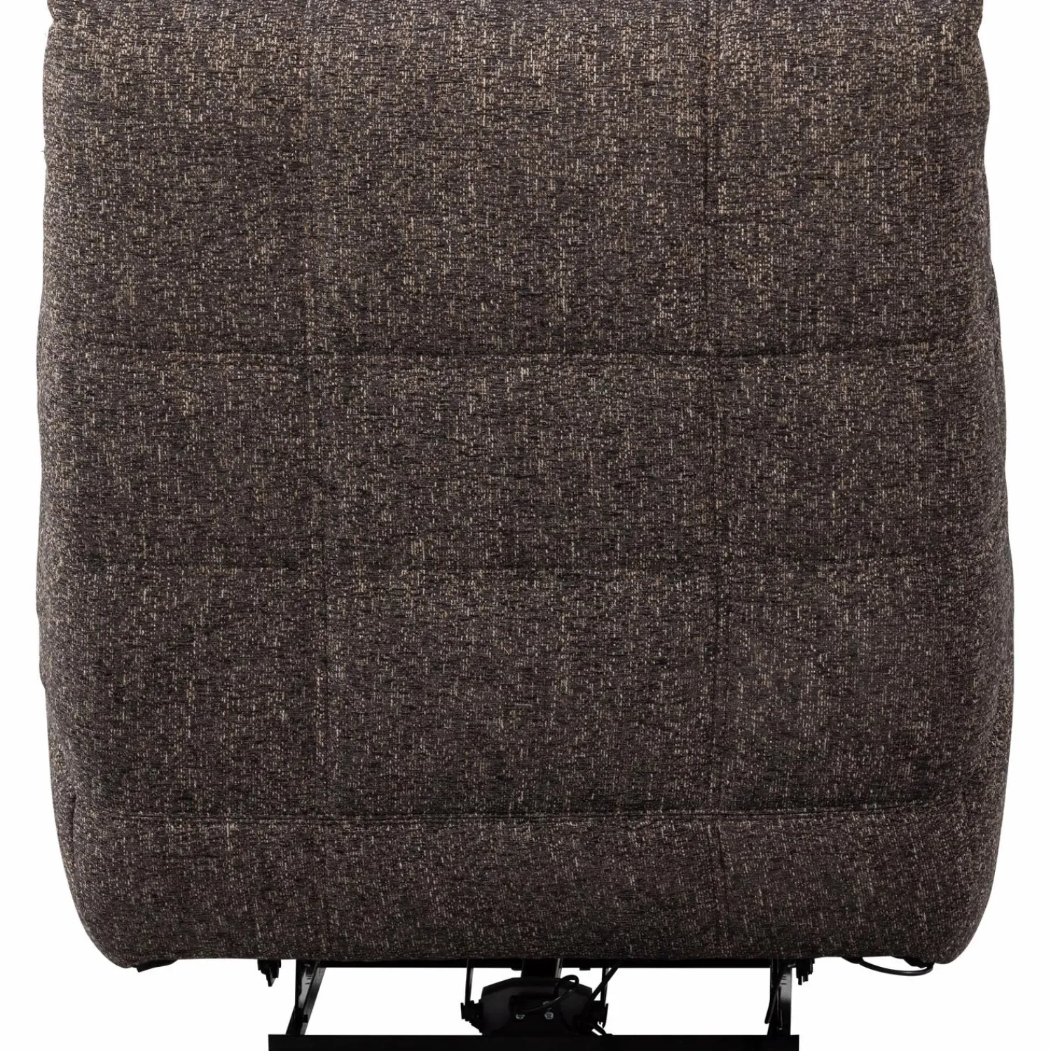 Online WOOOD Hein relaxfauteuil elektrisch antraciet/bruin melange Antraciet melange