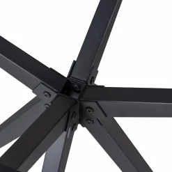 Discount WOOOD Holland kruispoot metaal zwart