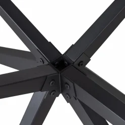 Best WOOOD Holland kruispoot XL metaal zwart