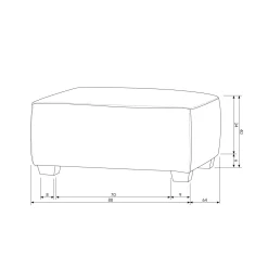 Online WOOOD Hollandia tuinhocker outdoor carbon grijs