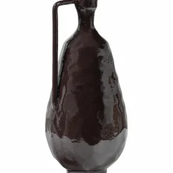 Clearance WOOOD Indre vaas aluminium bruin