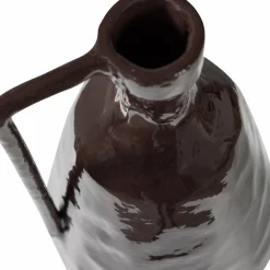 Clearance WOOOD Indre vaas aluminium bruin