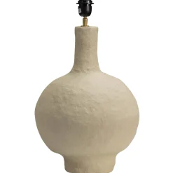 Online WOOOD Ios tafellampvoet papier mache naturel
