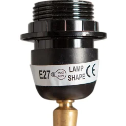 Online WOOOD Ios tafellampvoet papier mache naturel