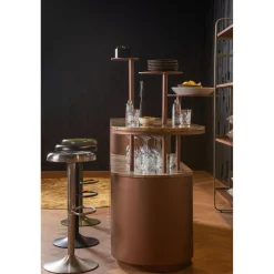 Discount WOOOD Isaac barkruk metaal Warm groen