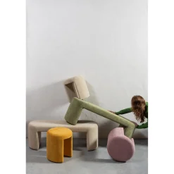 Sale WOOOD Jacob bankje Olijfgroen