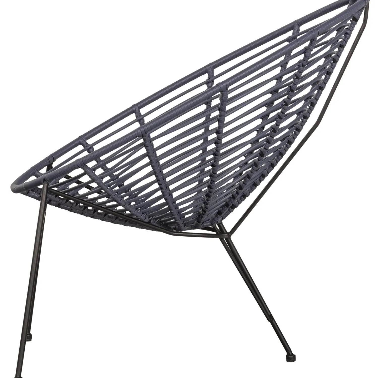 New WOOOD Jane loungestoel tuin inkt