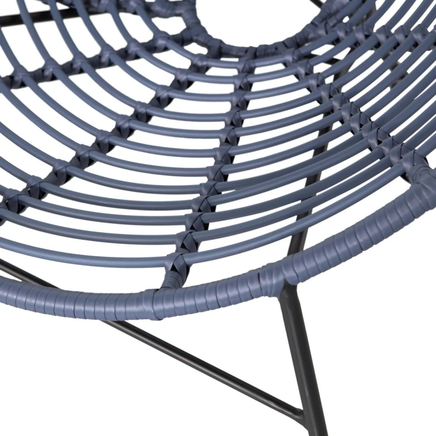 New WOOOD Jane loungestoel tuin inkt